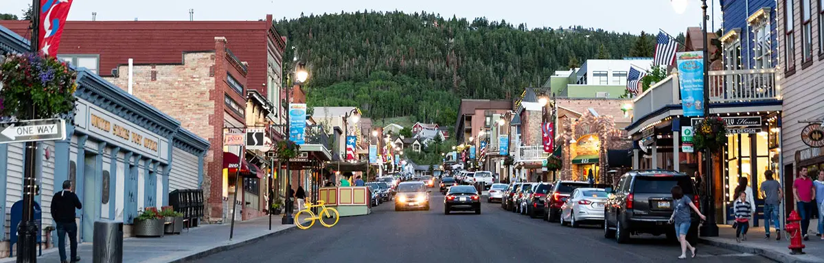 Main Street in Park City, Utah