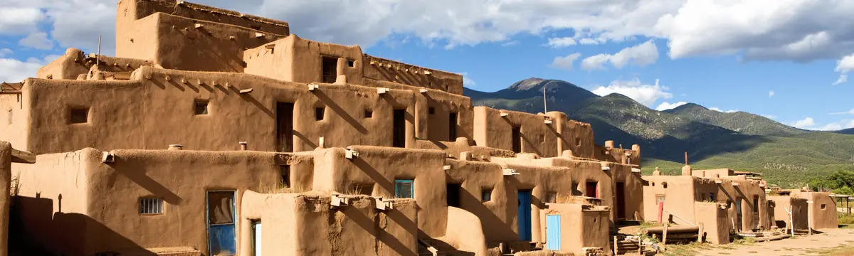 The Taos Pueblo in New Mexico